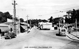 Alger - Bouzareah - Place Martinelli - 1956